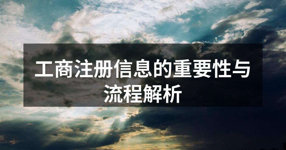 工商注册流程图示